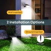 Linkind Solar Lights Outdoor Waterproof IP67, StarRay Dusk-to-Dawn Outdoor Solar