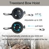 bssiwbepon Retractable Bow Hoist Tree Stand Bow Hunting Accessories and