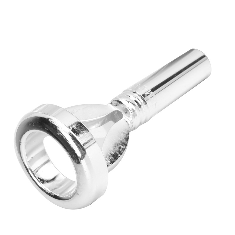 Trombone Mouthpiece Trainer Cooper Silver Plated Simulator Trumpet Practice Instrument