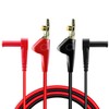 ZIBOO ZB26A 40-Inch 5-Way Test Lead Set，4mm Shrouded DMM Plug