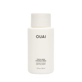 OUAI Thick Shampoo and Conditioner Set - Sulfate Free Shampoo and Conditioner for Thick Hair - Made with Keratin, Marshmallow Root, Shea Butter & Avocado Oil - Free of Parabens & Phthalates (10 Fl Oz)