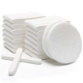 Luxiv 84 Esponjas Faciales Comprimidas, Esponjas Limpiadoras Faciales para Esteticistas, Esponjas Redondas de Maquillaje Comprimidas para Lavar El Rostro, Esponjas Exfoliantes Y Desmaquillantes para M