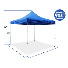 GigaTent Classic 10' x 10' Height up to 130" Canopy White