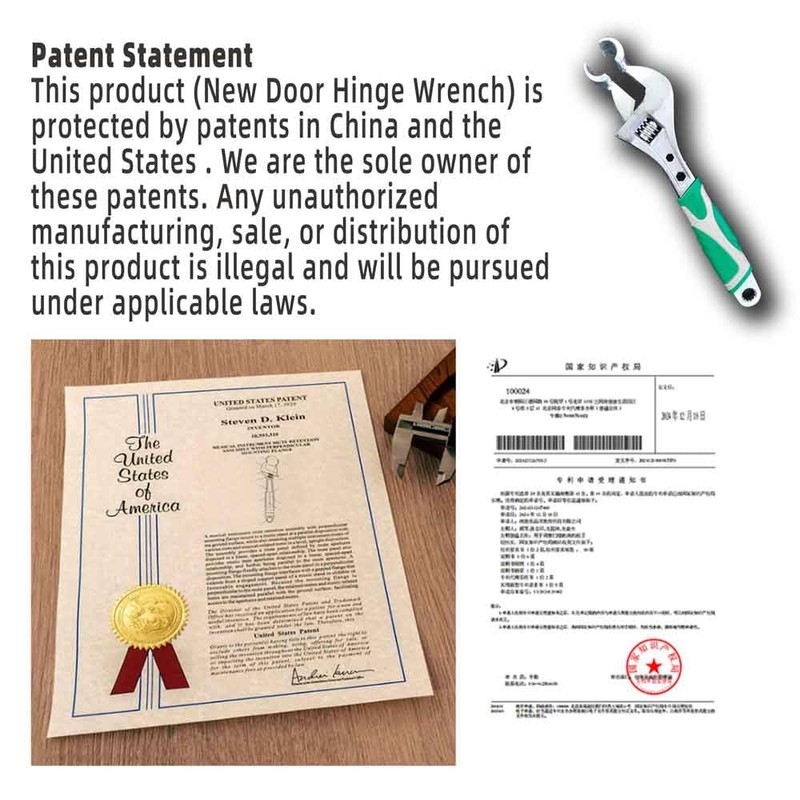 TmeyDou Door Hinge Adjustment Tool, Hinges Gap Adjusting Wrench, Heavy
