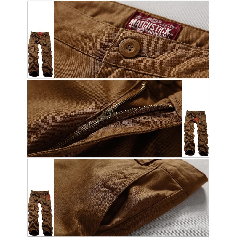 Match Men's Wild Cargo Pants (3357 Mud, 38)