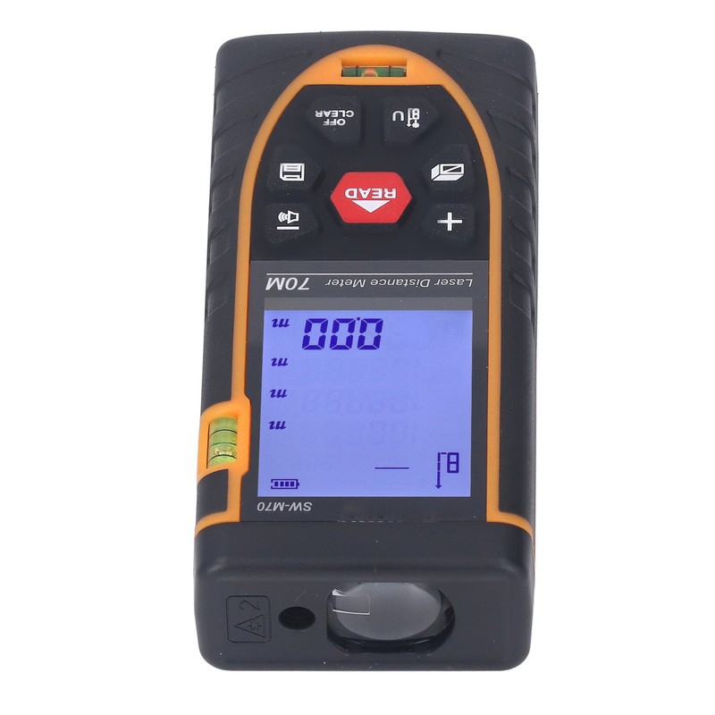 Infrared Laser Distance Meter Finder Large Backlit Screen High Accuracy