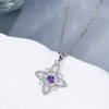 Pregeckit Original Witch Knot Necklace Wicca Witchcraft Necklace with Purple