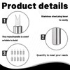10 Pcs Stainless Steel Corn on The Cob Skewers &