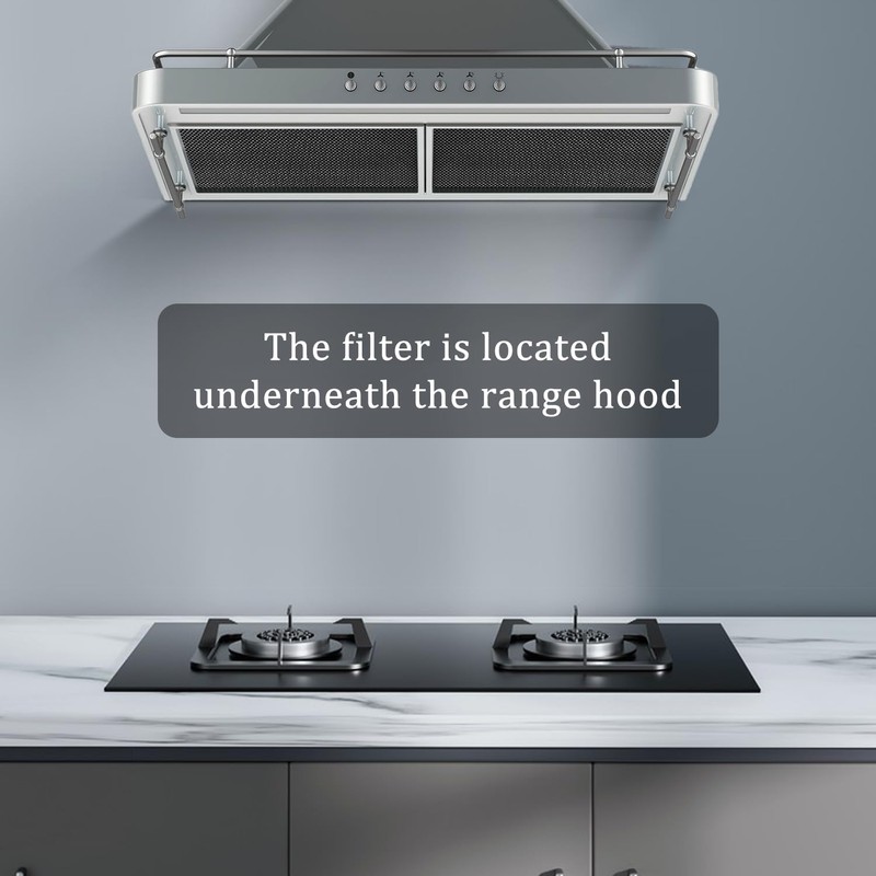 97007696 Range Hood Filter Replacement Grease Filter, 41F Kitchen Filter