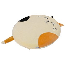 Cartoon Cat Cushion Round Animal Cushion Soft Tatami Seat Cushion Plush Chair Cushion Thickened Sofa Cushion Comfortable Floor Cushion Home Decor Ornaments for Home, Office, Car, School