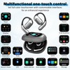 Open Ear Earbuds, LCD Touch Screen OWS Headphones, Bluetooth Earphones