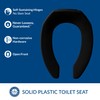 BEMIS 1955SSCT Commercial Open Front Plastic Toilet Seat, Heavy Duty