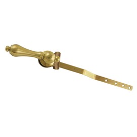 Kingston Brass KTAL37 Restoration Toilet Tank Lever (Front Mount), Brushed Brass 8.69 x 3.13 x 0.75