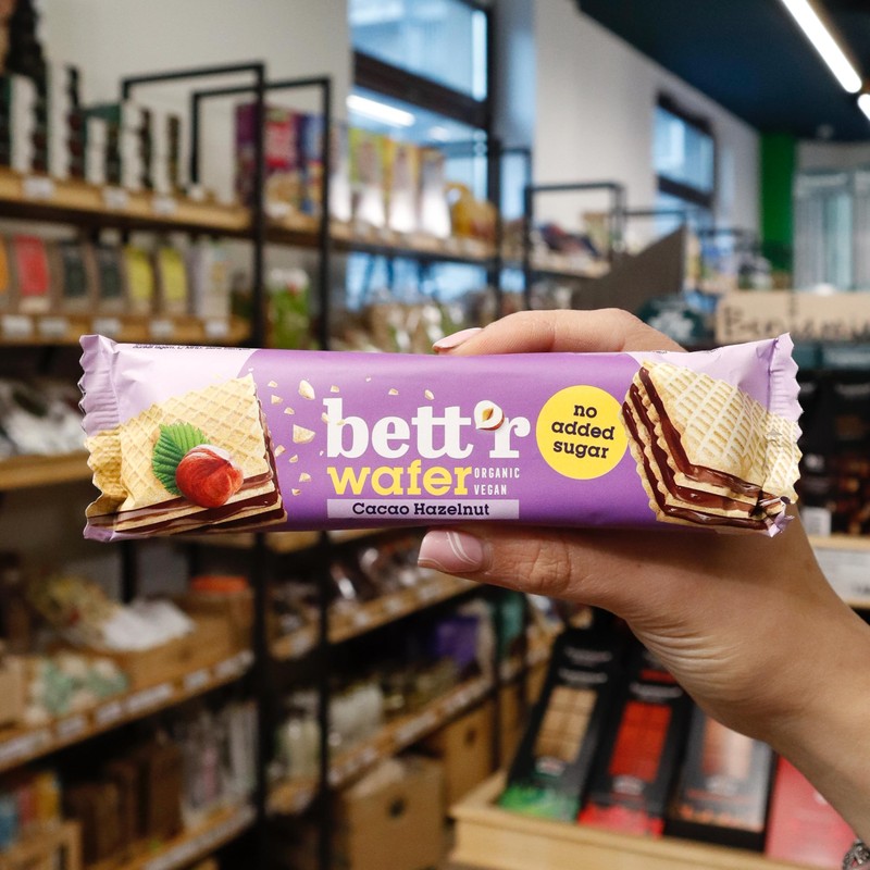 Bett'r No Added Sugar Wafers (Hazelnut)