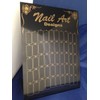 Black Nail Art Designs 50 Slot Nail Tips Display Board