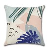 BAOKU Abstract cartoon leaves Cushion Covers 45cm x 45cm Set