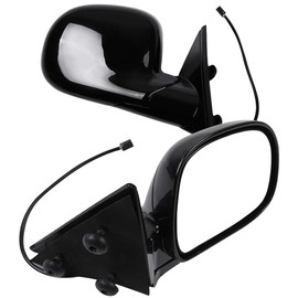 ITOPUP Driver and Passenger Side Mirrors Fit for 1995-1997 For Chevy Blazer S10 1994-1997 S10 Pickup 1995-1997 For GMC Jimmy S-15 Power Operated Manual Fold Non-heated Exterior Mirrors GM1320127