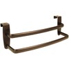 InterDesign Axis Over The Cabinet Towel Bar, Double 9-Inch, Bronze