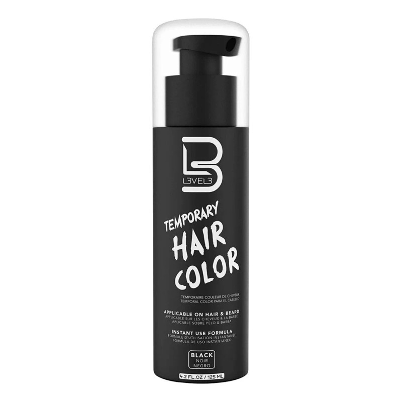 L3vel3 Tinte L3vel3 Temporary Temporary Hair Color tono 1 negro