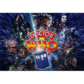 Bally DR Who Doctor Who Pinball Machine Translite  Awesome ARTWORK CUSTOM #4