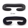 GRIRIW 2pcs Pu Leather Vr Eye Mask Sponge Cushion for