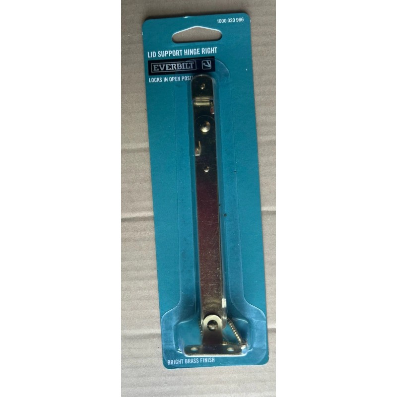 Everbilt Bright Brass Lid Support Right Hand Hinges 1000 020