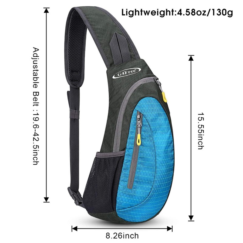 G4Free Sling Bags Men's Shoulder Backpack Small Cross Body Chest