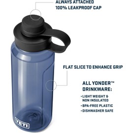 YETI Yonder Water Bottle with Cap - Tropical Pink, 1 Litre