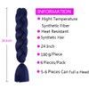 Ombre Braiding Hair Crochet Braids Hair 24 Inch 6Pcs/lot 2