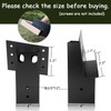 TFMUZERT Elevator Bracket, Deer Stand Brackets 4x4, Deer Blind Bracket