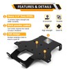 WeiSen Winch Mounting Bracket Plate Compatible with Honda TRX650 TRX680