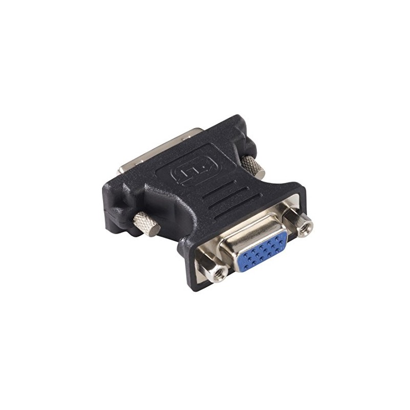 Hama DVI/VGA - cable interface/gender adapters (DVI-I, VGA, Male/Female, Black)