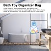 Baby Bath Toy Organiser, Large Capacity, Hanging Bathroom Storage Bag