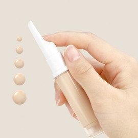 Mini Portable Foundation Vacuum Pump Cosmetic Container Empty Bottle 10ml 8ea