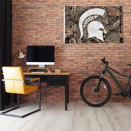 Rico Michigan State Spartans 3x5 Indoor Outdoor Camo Banner Flag with grommets for hanging