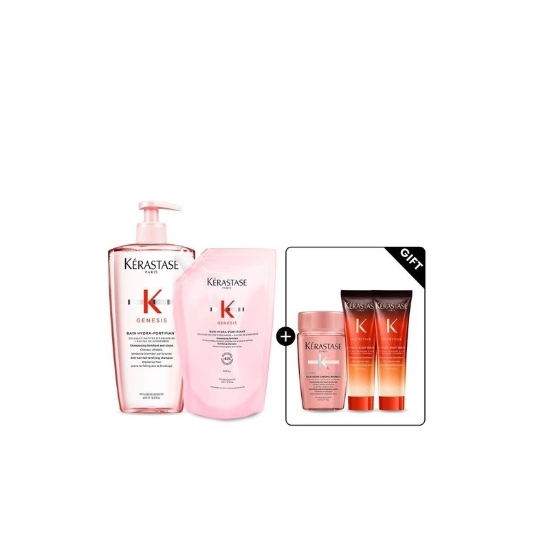 [Kerastase] Set Bang Genesis Shampoo 1L (500ml original + 500ml