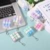 2 Pcs Keyboard Fidget Toy 9-in-1 Keyboard Fidget Clicker Decompression