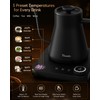 Gooseneck Electric Kettle with Temperature Control, 0.9L, Black