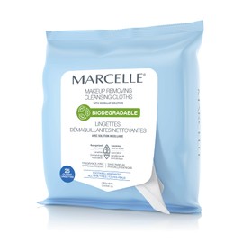 Marcelle Biodegradable and Recyclable Cleansing Cloths, 25 Wipes