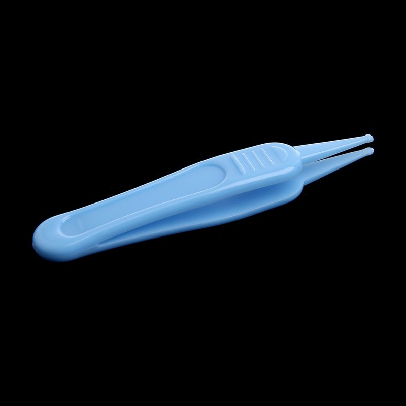 Tebatu Baby Care Ear Nose Navel Cleaning Tweezers Safety Forceps