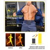 Junlan Sauna Suit for Men 2 in 1 Waist Trainer