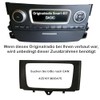 tomzz Audio 2451-036 Radio Faceplate Compatible with Smart Fortwo 451