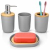 Accesorios para Baño Juego de 4 Accesorios De Baño, Dispensador