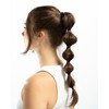Brushworks Black Flexi Elastic Hair Bands - 100 Pieces