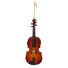 Kurt Adler 5.5" Wood Violin Ornament