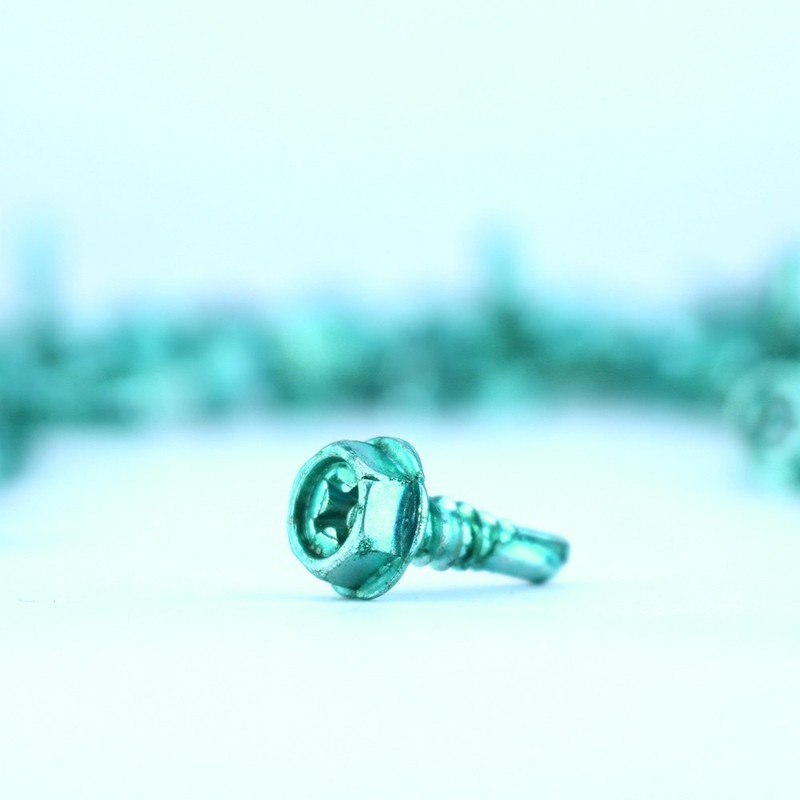 Skywalker #10 Self-Tapping Hex/Phillips/Slotted/Square Head Ground Screws (Box of 100