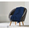 EHC Waffle Cotton Woven Arm Chair Sofa Single Throw 1