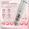 Taladro eléctrico inalámbrico para uñas, 45000 RPM, portátil.