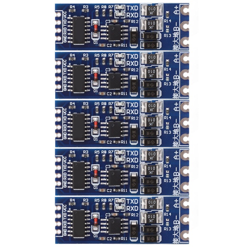 5 Pcs TTL to RS485 Converter Module Strong Anti Interference