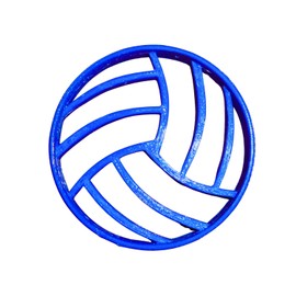 Volleyball sport cookie cutter fondant letter special occasion 3D Printed